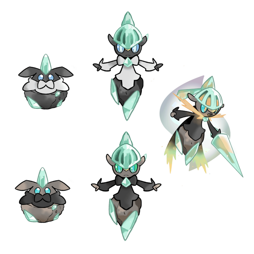 A redesign of my regional Carbink and its evolution Prismadin