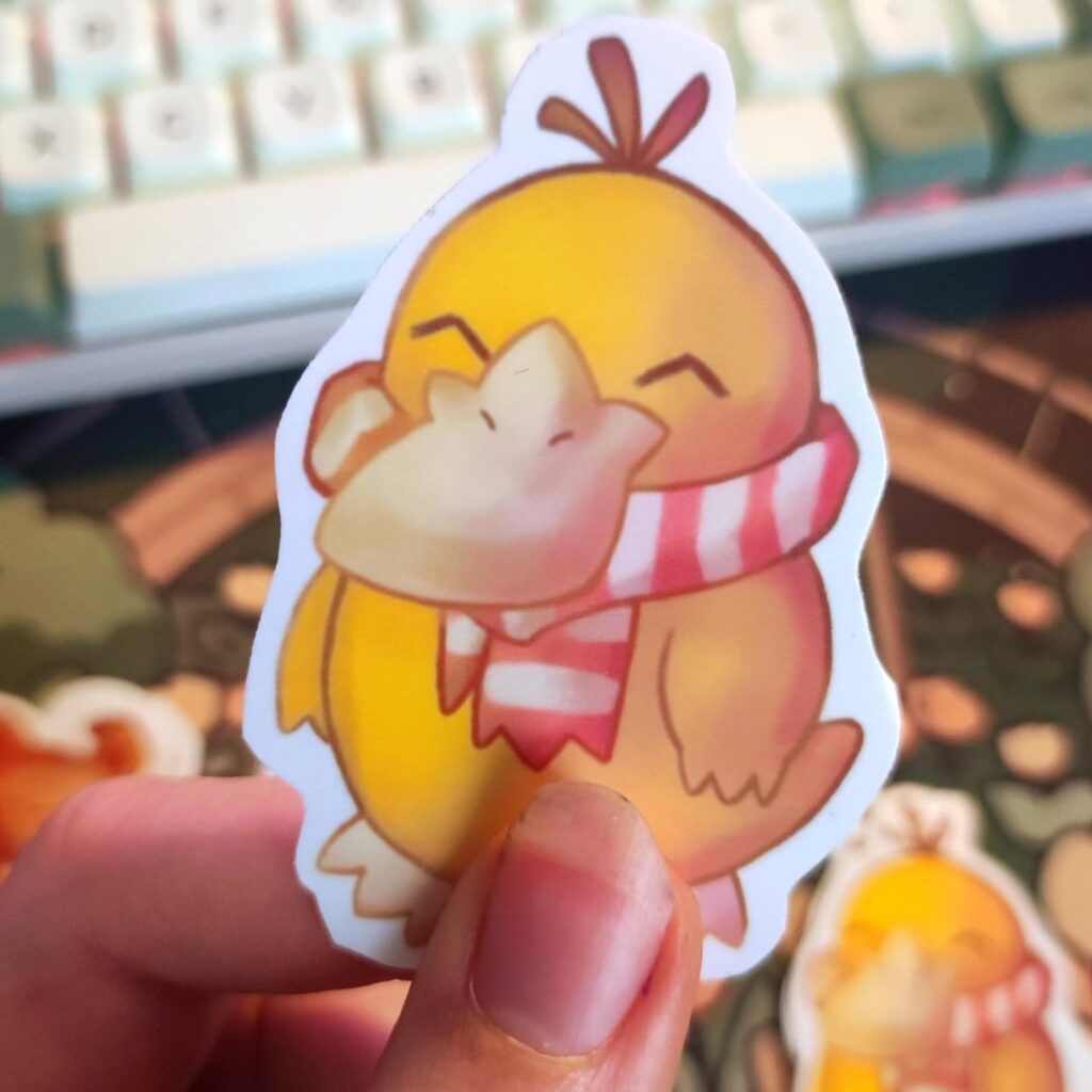 First time trying to turn my designs into some cute stickers, what do you guys think?