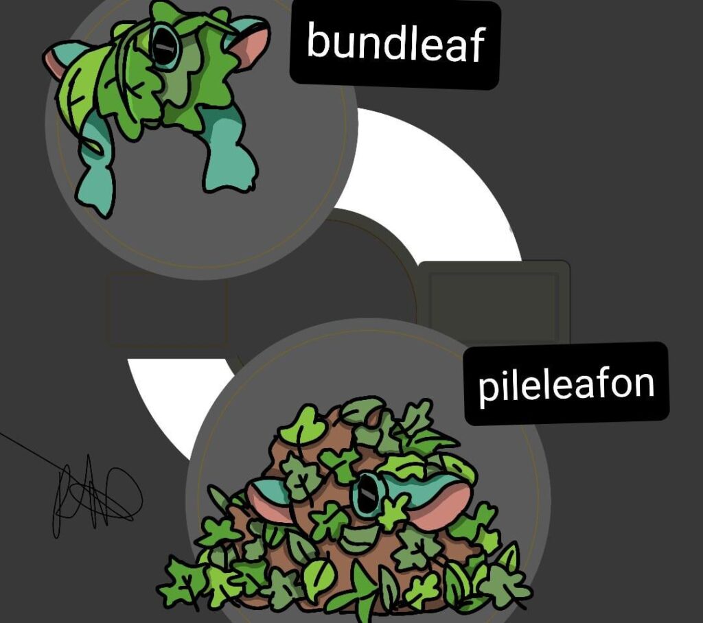 Bundleaf & pileleafon grass type shinys coming soon I hope
