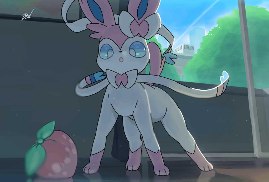 Sylveon's Pecha Berry 😋 (I drew that)