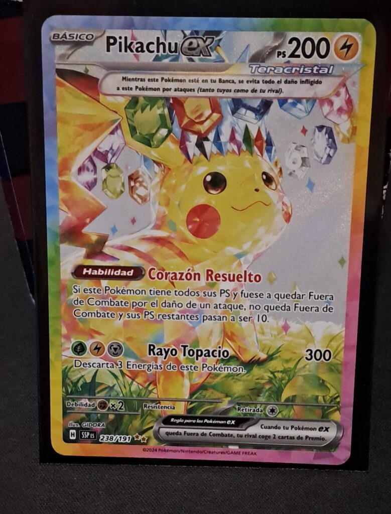 A Pikachu EX (238/191) - Scarlet & Violet: Surging Sparks Singles