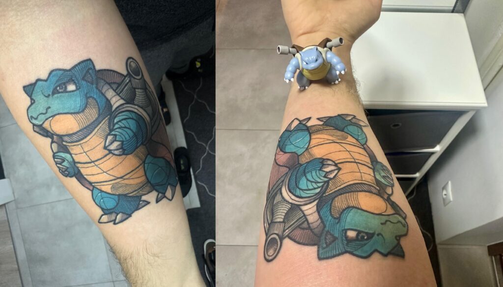 My Blastoise tattoo.