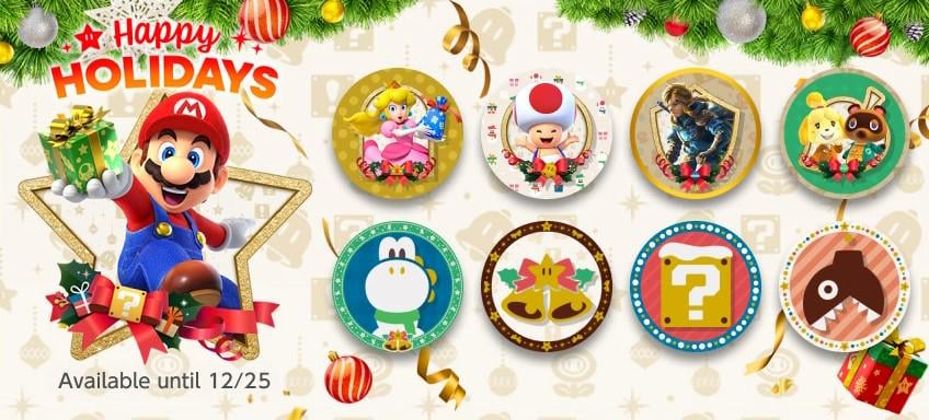 Holiday themed user icons are now available for NSO Members!