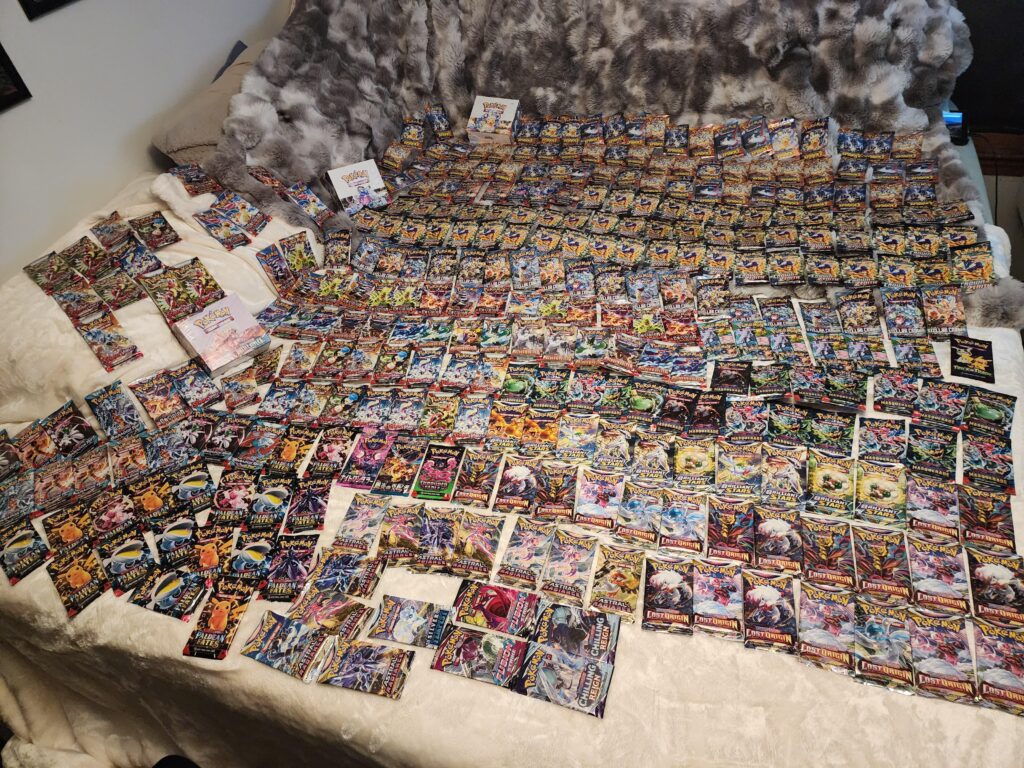 Decided to get back into collecting pokemon cards. I may have overdone it a tad