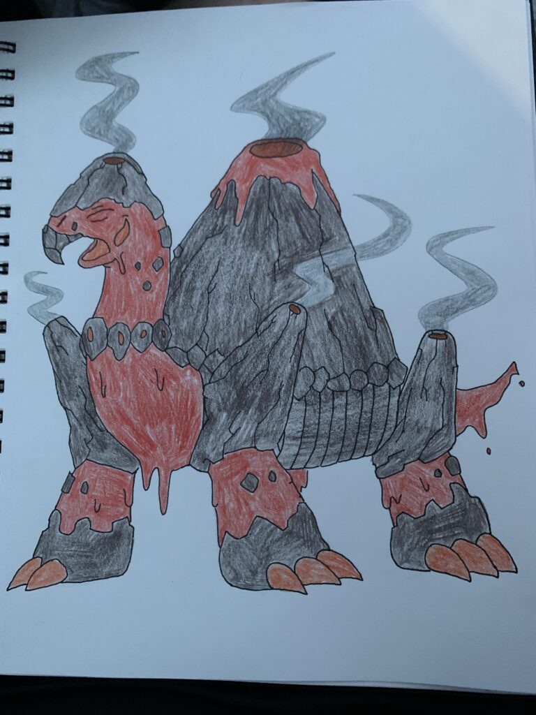 Gave Torkoal an evolution. The Fire/Rock Type, Galavagos.
