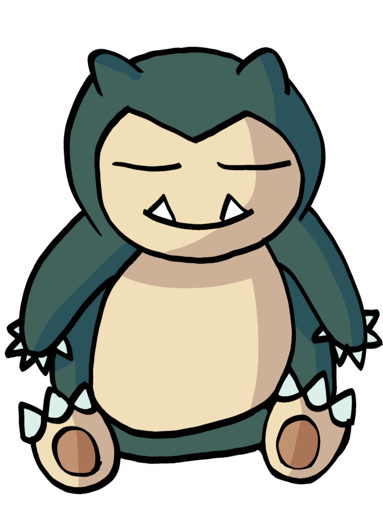 [OC] My simple drawing of Snorlax