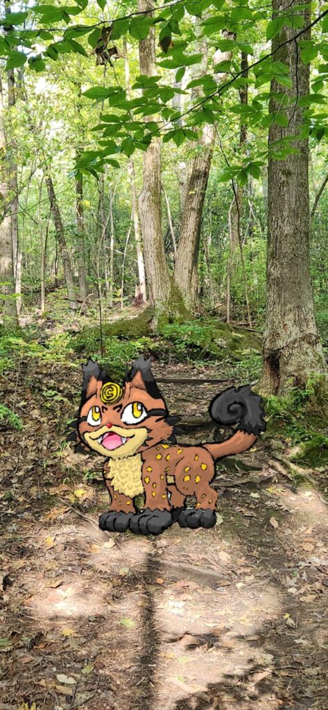 Updated my meowth rock type variant based on a catamount/bobcat