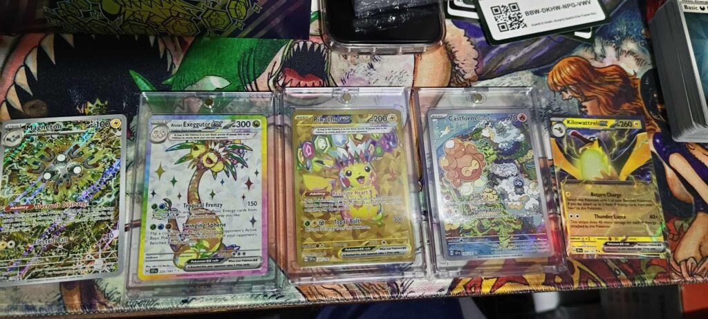 ETB Magic! First time opening PokeTCG after coming from OPTCG. Decided to get ETB to get a guaranteed nice card(promo) even if the videos I watched said it has bad pull rates. My best pull so far on any TCG.