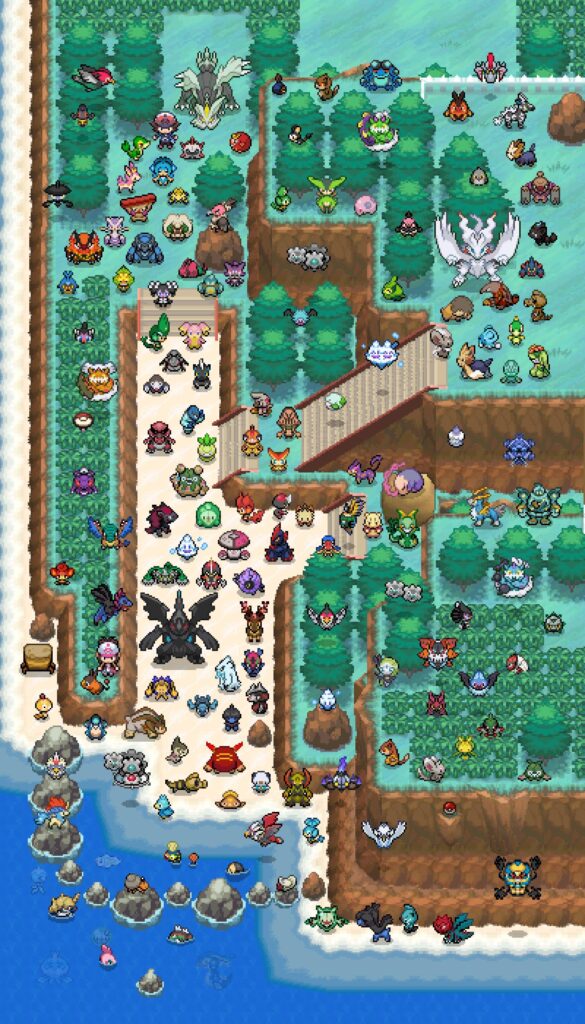[oc] - Every Unova pokemon, except 1… can you find which one is missing without cheating? Just included base forms btw.