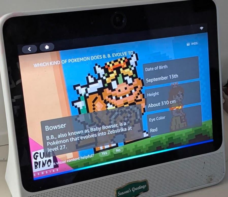 Alexa is the worst Pokedex
