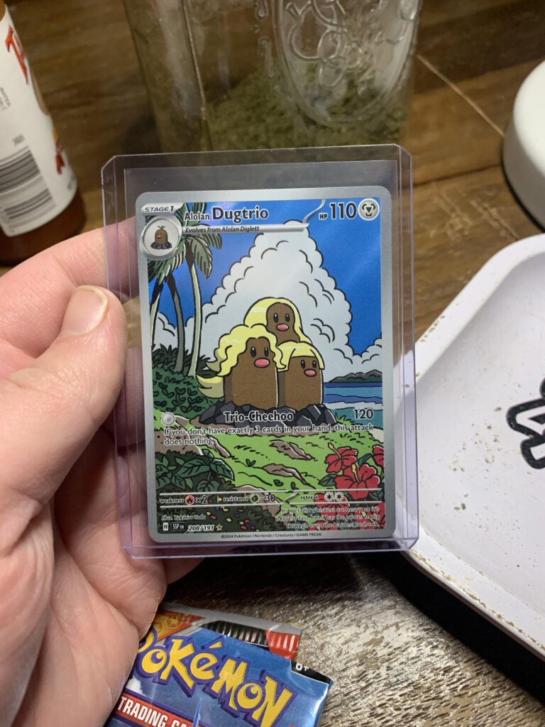 I know it’s not the pika but I love this card 😭🙏