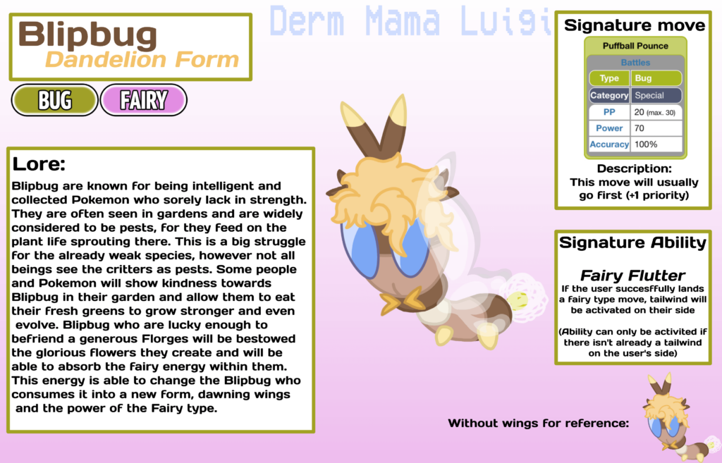 I’m currently working on a project where I turn my friends oc’s into new forms their favorite Pokémon! I recently just finished the first one of these and I’m genuinely proud of what I’ve done, so I hope other people can see <3 (all I ask is to be gentle because I am still quite an amature at art)