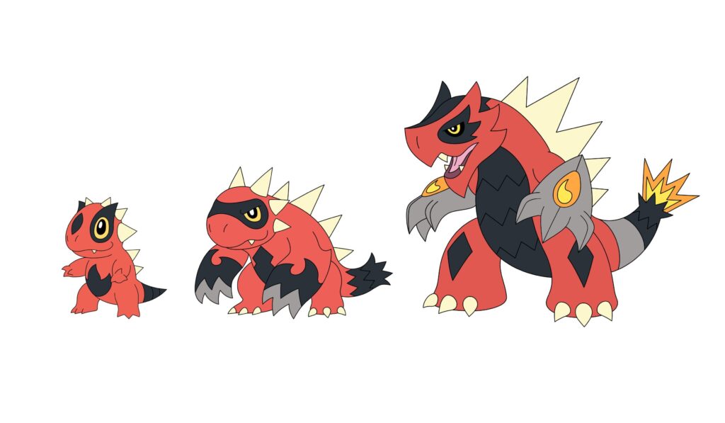 Fire Starter Line for my Southwestern US region- based on Horned Lizards, Gila Monsters, and Supervillains