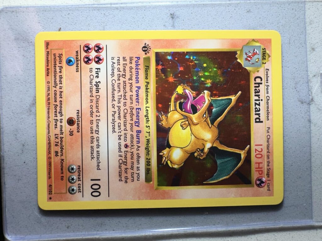 1 ED holo Charizard - grade estimate?