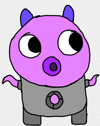 First ever fakemon ive made they are both psychic steel (also im using ibis paint X so any suggestions to make it look better is appreciated)