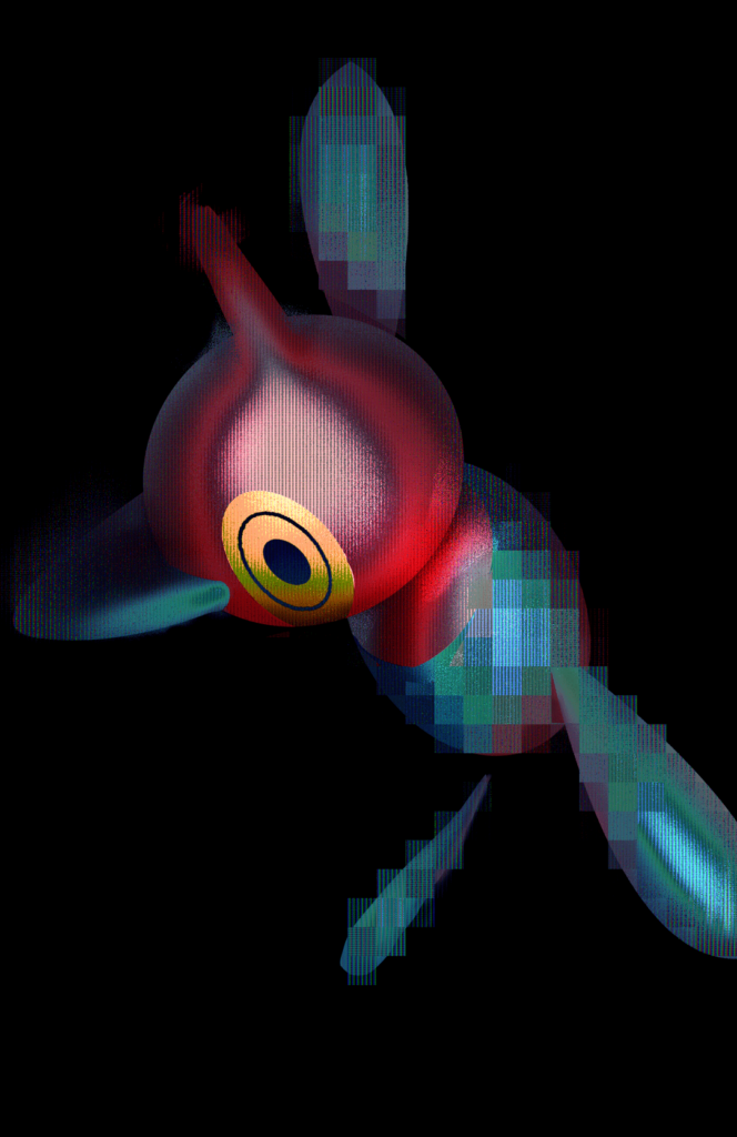 I made a porygon Z fanart
