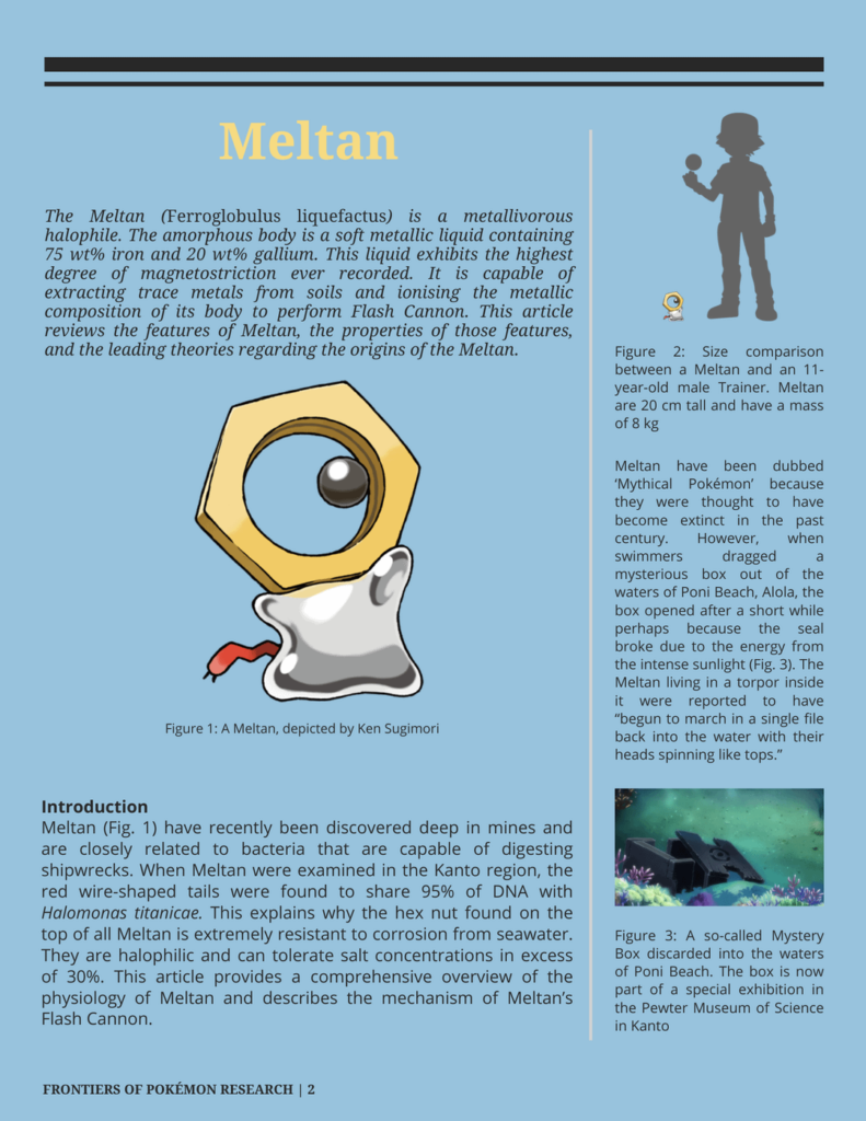 The Science of Meltan