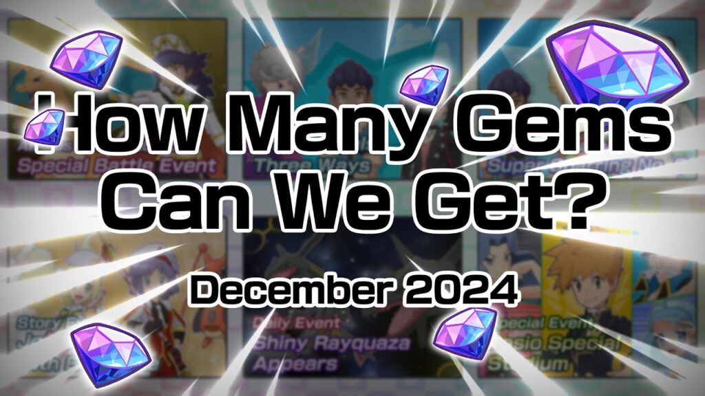 [Pokemon Masters EX] HOW MANY GEMS CAN WE GET? (December 2024)