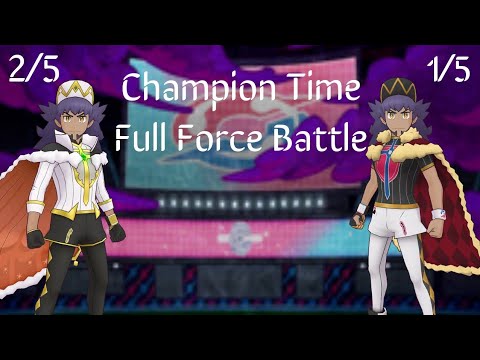 Champion Time- Full Force Battle. Pokemon Masters EX.