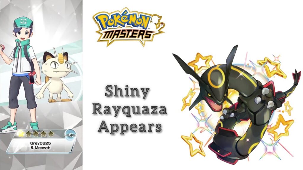 Pokemon Masters Ex | Shiny Rayquaza Appears |