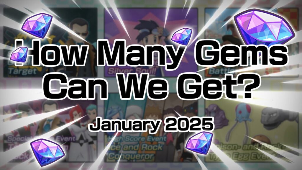 [Pokemon Masters EX] HOW MANY GEMS CAN WE GET? (January 2025)