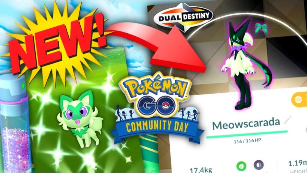 *NEW STARTER SPRIGATITO COMMUNITY DAY* Shiny is bad but stardust bonus good in Pokemon GO