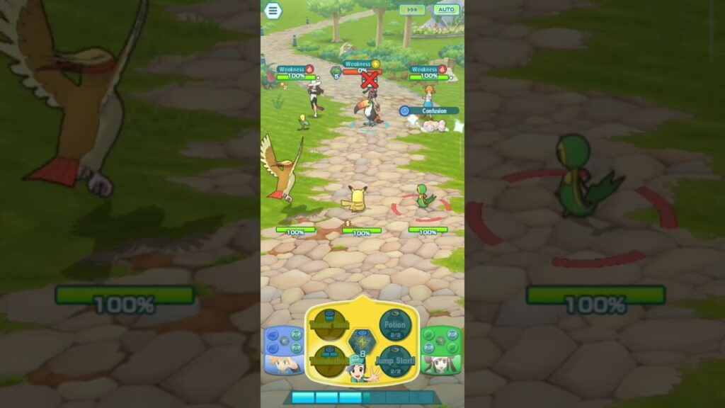 Pikachu Ku mengeluarkan listriknya - Pokemon Masters EX