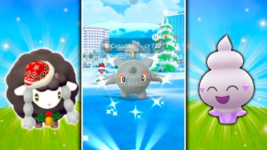 HOW TO GET SHINY CETODDLE & COSTUMED WOOLOO IN POKEMON GO! New Holiday Event Part 2 is LIVE!