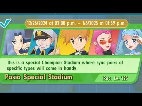 Pokemon Masters Ex : 15K Special Pasio Stadium - December 2024