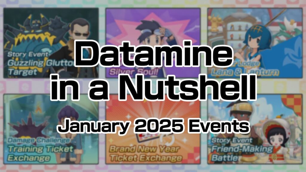 [Pokemon Masters EX] DATAMINE IN A NUTSHELL (January 2025 Events)