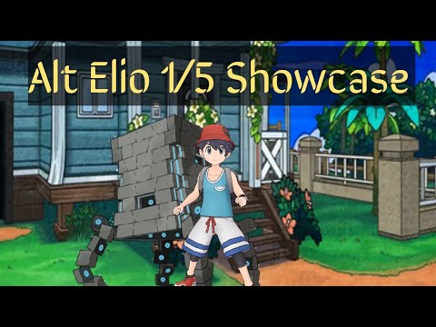 Alt Elio And Stakataka 1/5 Showcase. Pokemon Masters EX.