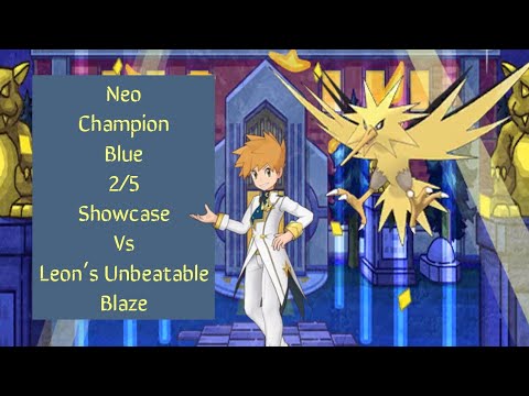 Neo Champion Blue 2/5 Showcase.  Pokemon Masters EX.
