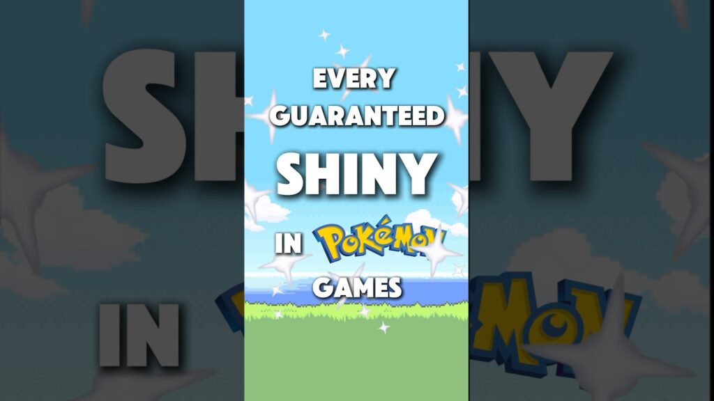 Every guaranteed shiny in the pokemon game #pokemon #pokemongo #fyp #viralvideo