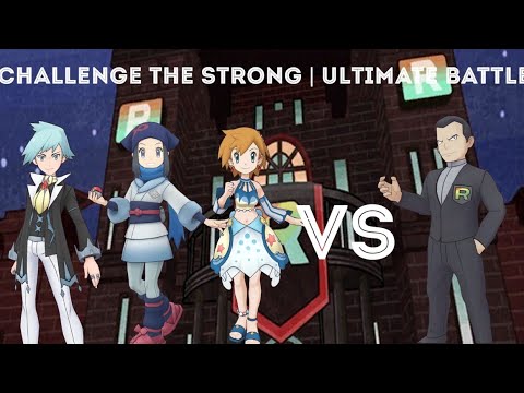 Giovanni's Destructive Power | Akari, Arc Steven, SS Misty | Ultimate Battle | Pokemon Masters EX