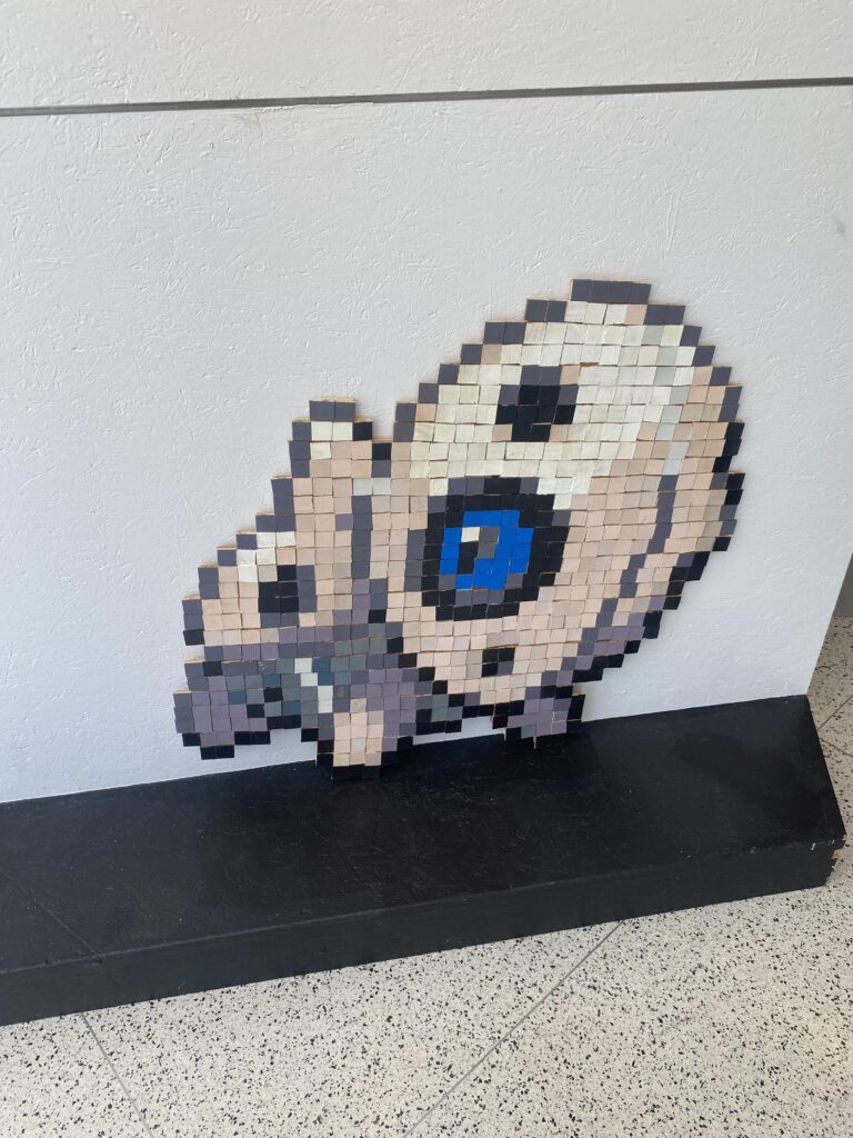 Aron I made from wood shims.