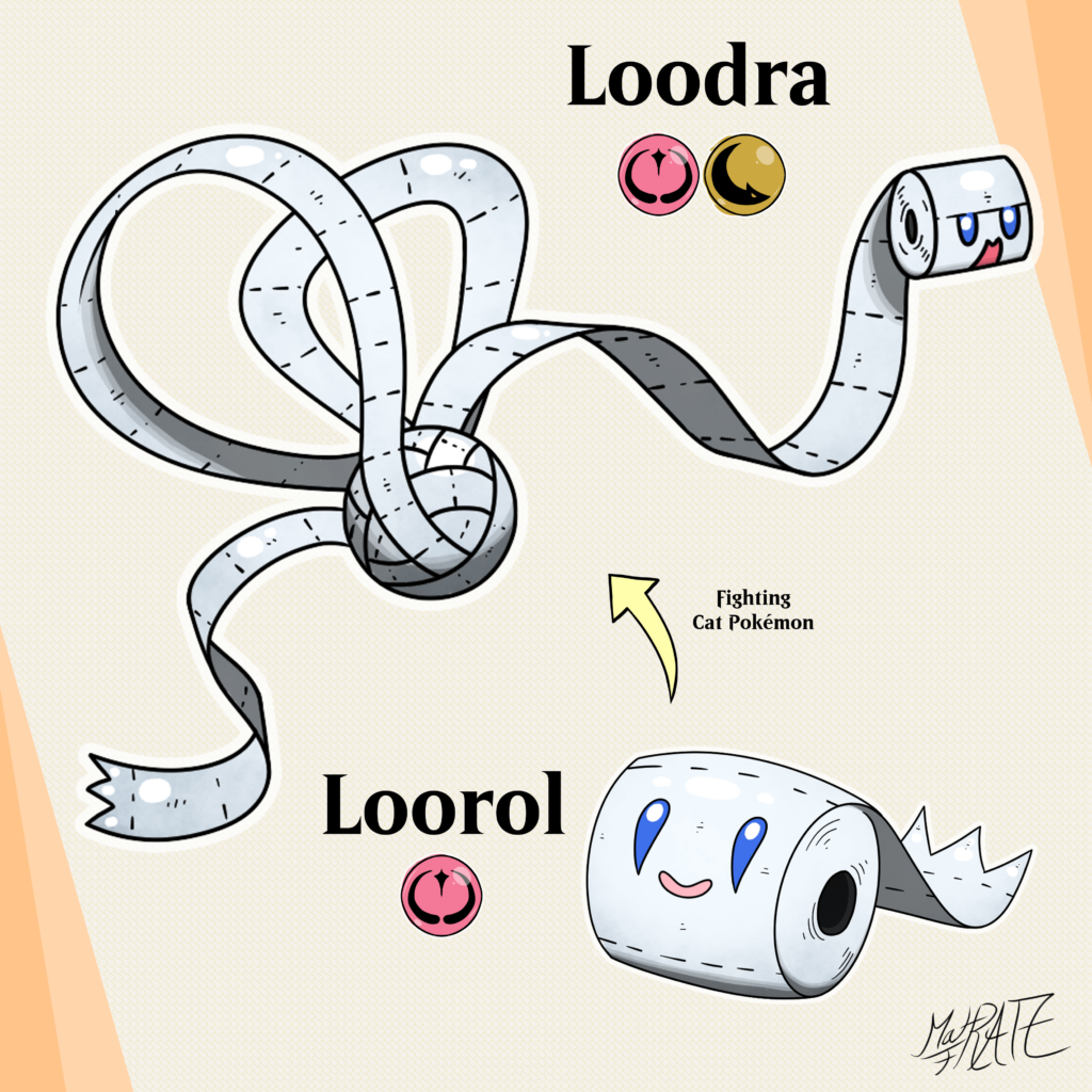 Finally a Fairy/Dragon - Toilet Paper Pokemon!
