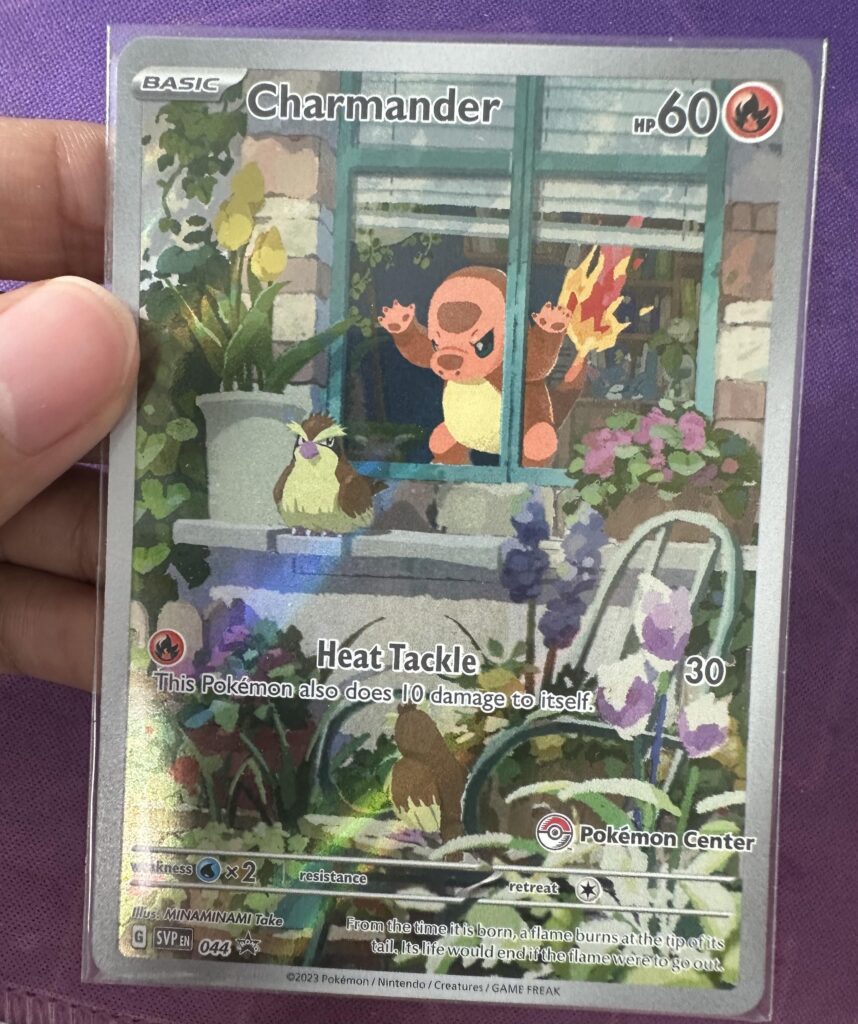 Seller mistakenly sent the card with pokemon center stamp. What to do?