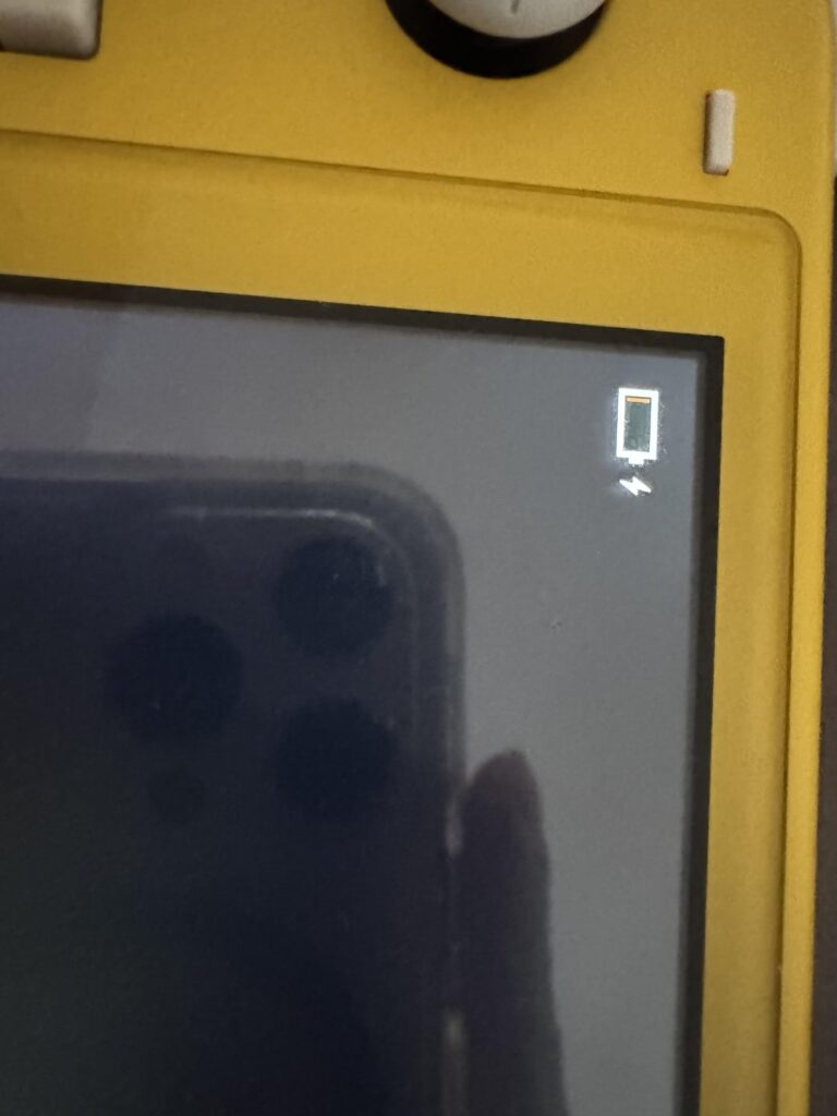 Nintendo switch lite showing 3 charging states but not turning on