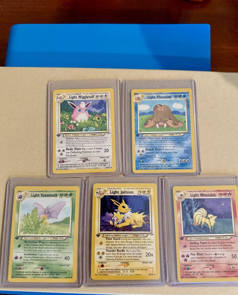 My small but growing light pokemon collection
