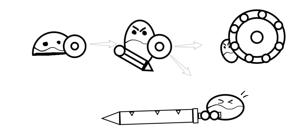 made my own Slime based fakemon. Inspired by u/Wild-Cell9249