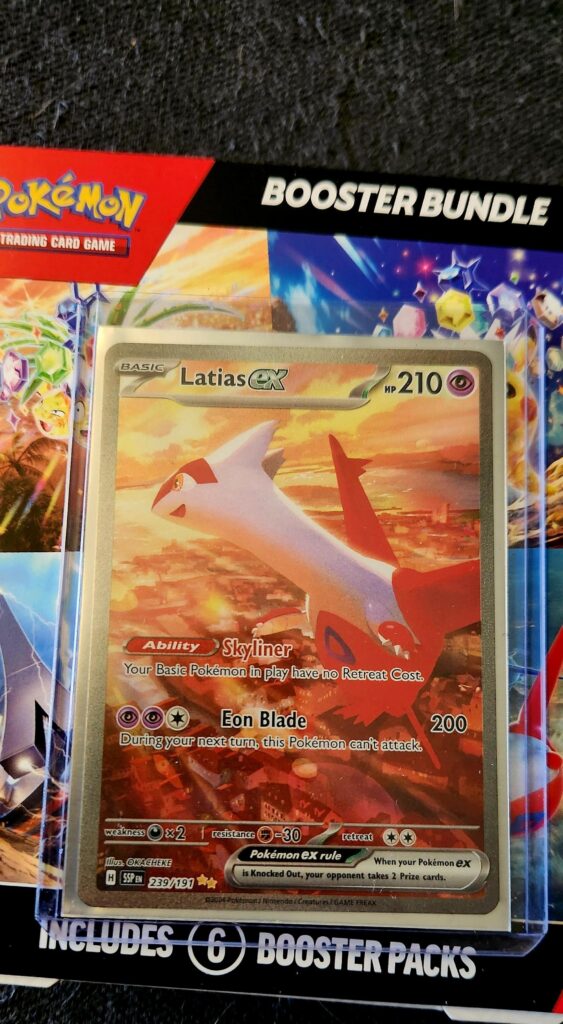 Gf opened 20 packs Christmas Morning and pulled this