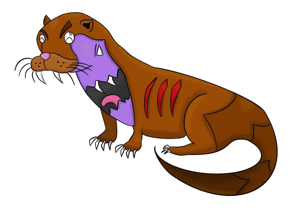 First time drawing a fakemon, would like criticism to improve :)