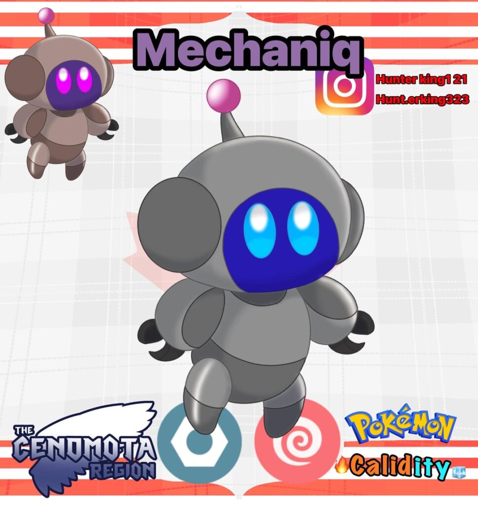 Here are some fakemon based on aliens robot (info below)