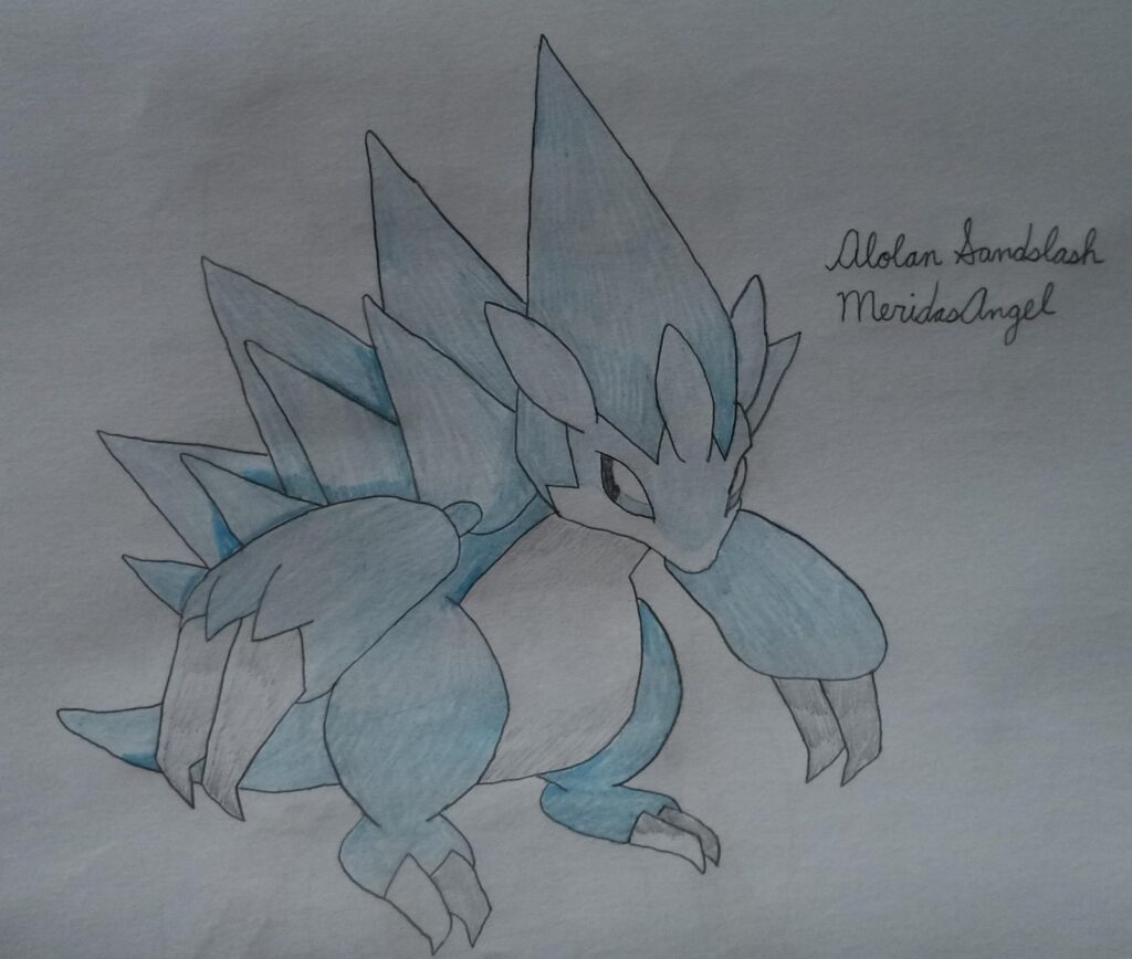 My Alolan Sandslash Drawing