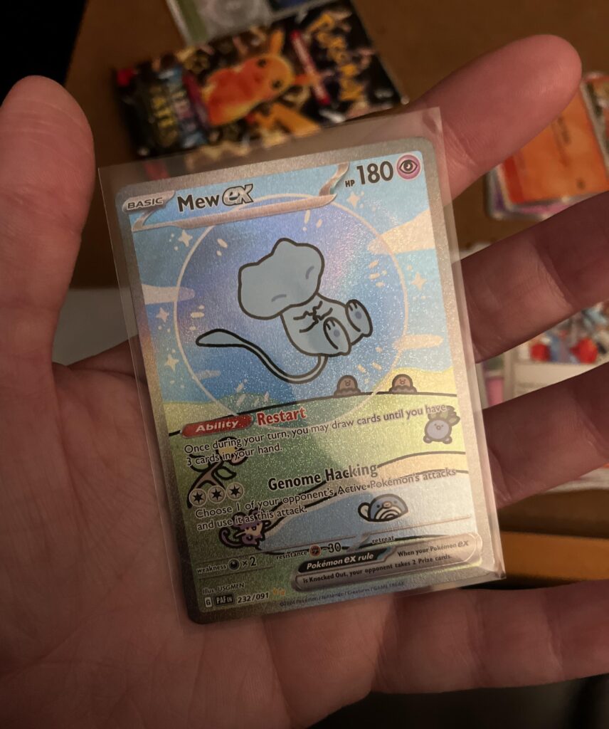 I pulled my biggest chase card last night from a Great Tusk tin 😭