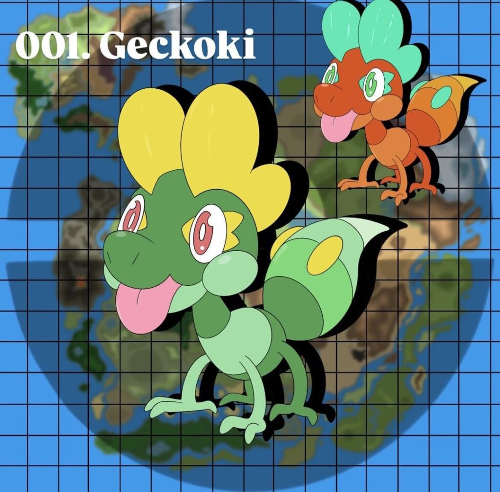Fakemon starters