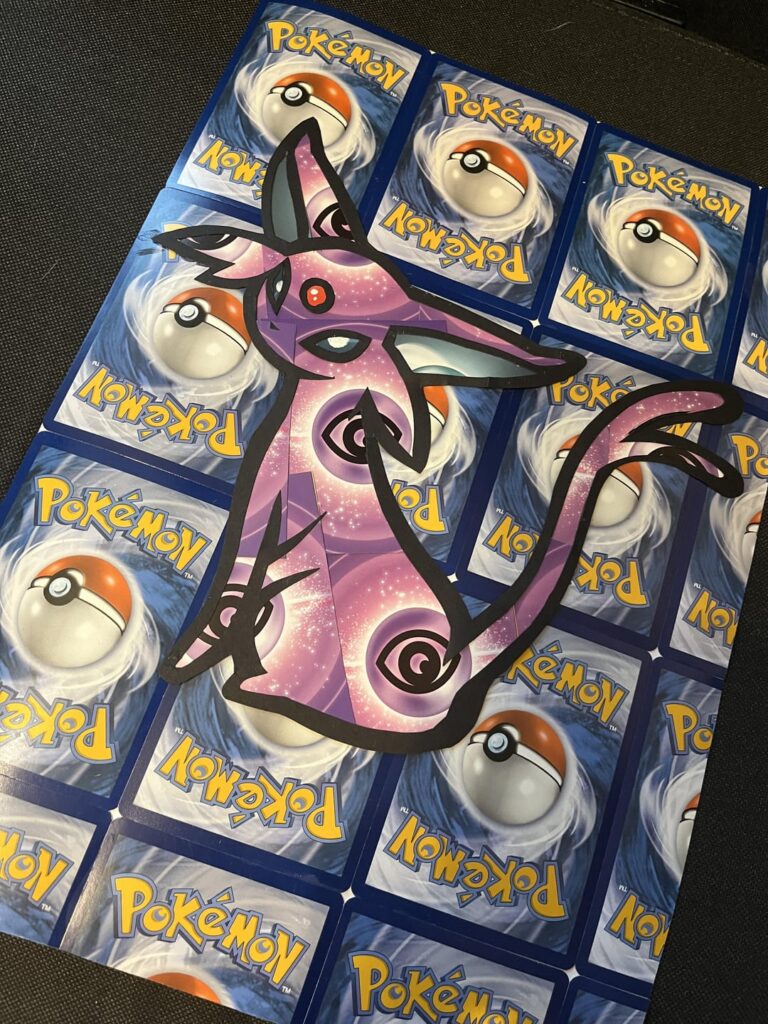 My first energy art! Espeon💜