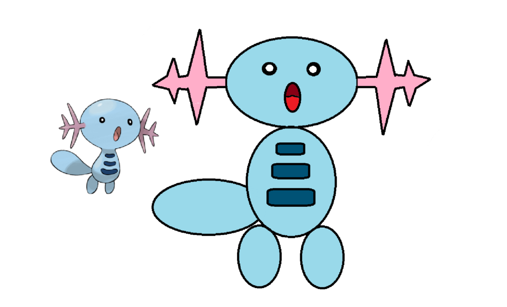 i made a wooper drawing in paint