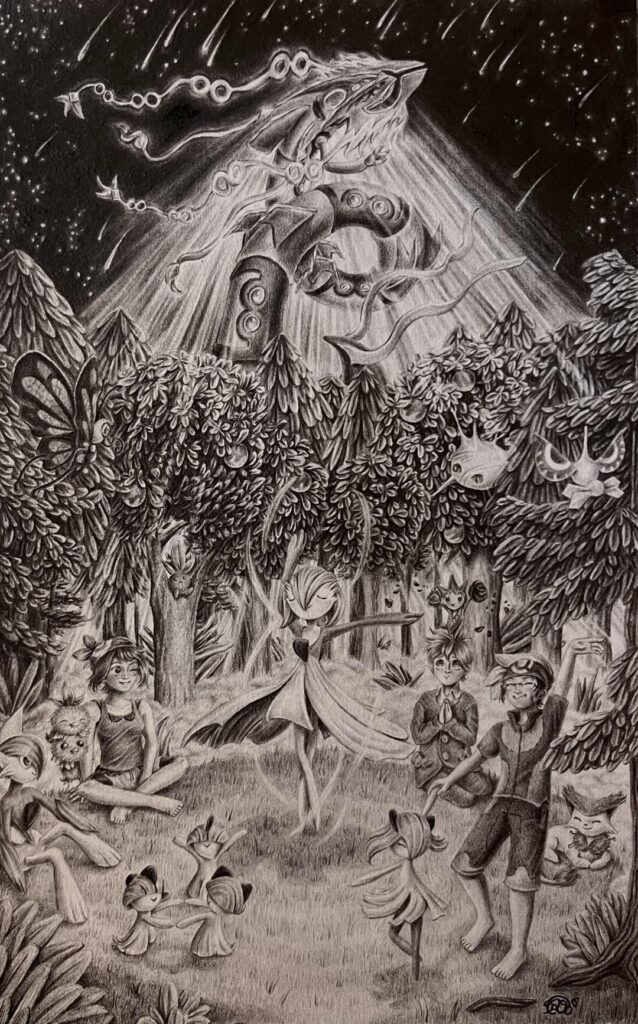 [oc] Hoenn pencil Drawing!