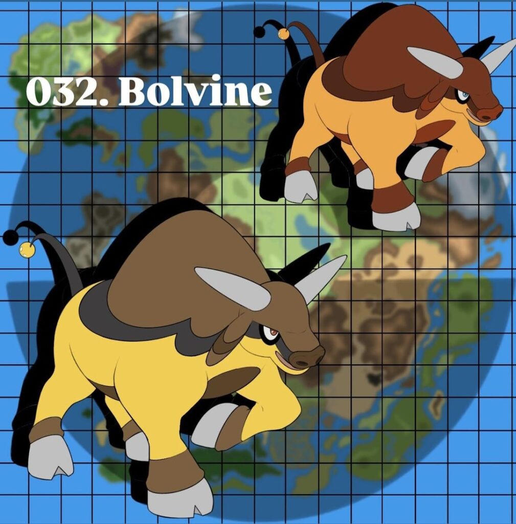 Evolutions for Calfvolt, Koaleaf, Aloesight, and Duckly.